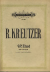 42 Etud pro housle Kreutzer