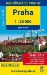 Praha 1:20 000 - Plán města do kapsy 2018/2019