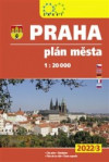 Praha - knižní plán města 2022/23 1:20 000