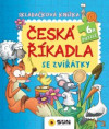 Česká říkadla se zvířátky puzzle - Skládačková knížka