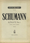 Sonáta č. 1 a moll housle a klavír Schumann