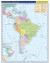 Jižní Amerika - příruční politická mapa, A3/1: 33 mil.
